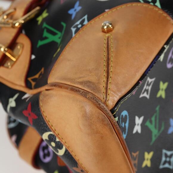 LOUIS VUITTON Monogram Multicolor Claudia Hand Bag Black M40194 - Picture 12 of 16